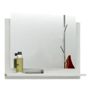 Specchio da bagno per la collezione OWL/RAVEN/BIRD, colore bianco