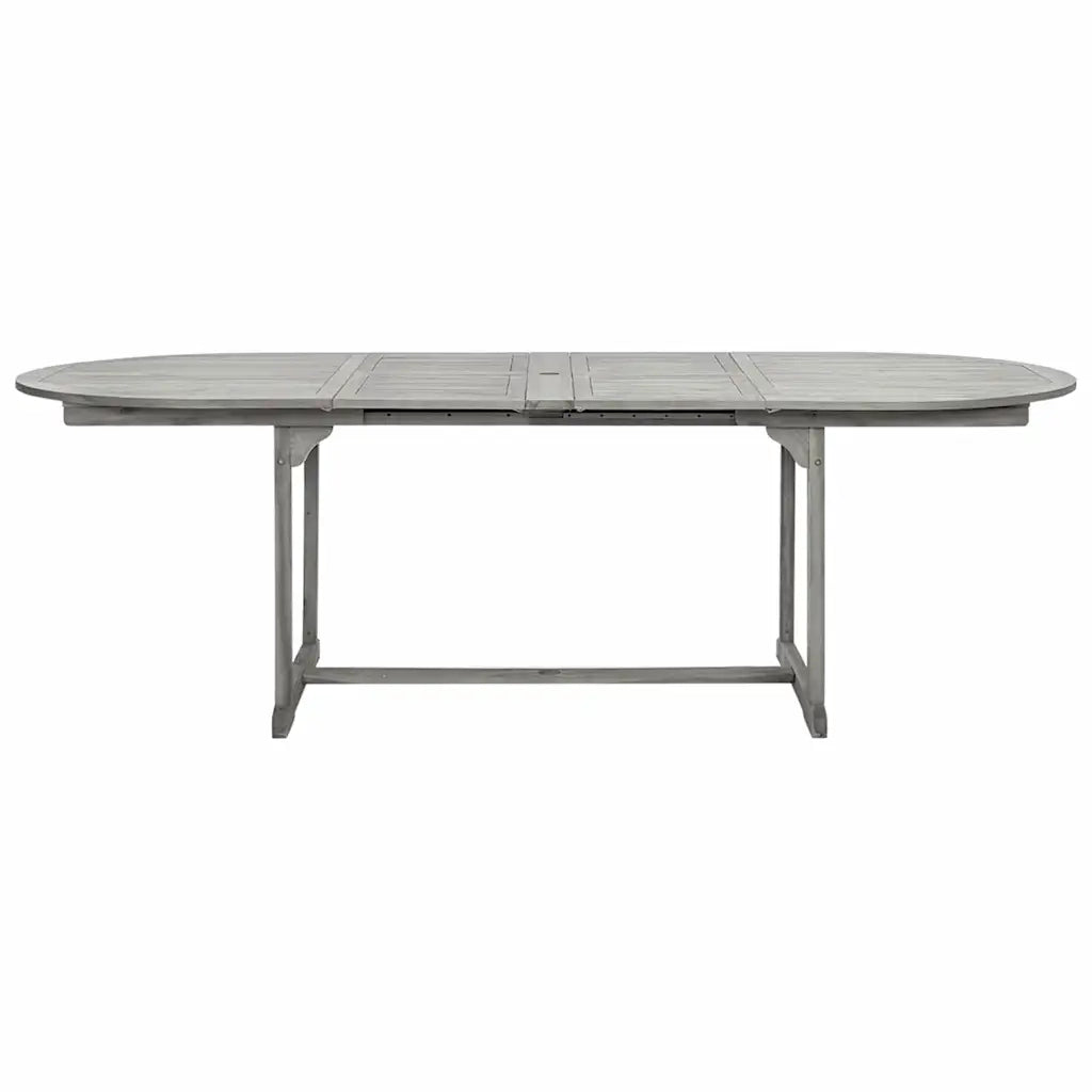 Tavolo da Pranzo per Esterni (160-240)x100x75cm Massello Acacia 316572