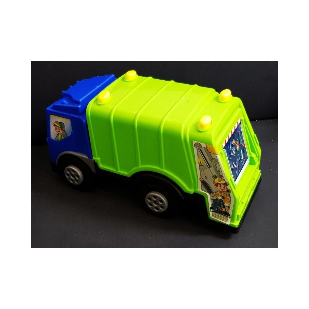 Trade Shop - Camion Spazzatura Trasporto Rifiuti 40x23x15cm Gioco Spiaggia Mare Sport Bimbini -