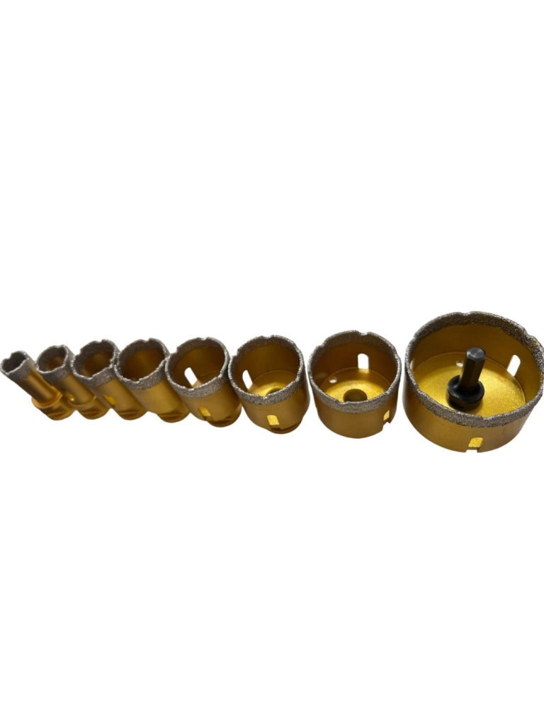 Set 8 Frese a Tazza diamantate per smerigliatrice da 20 a 68mm Valigia ART.07673