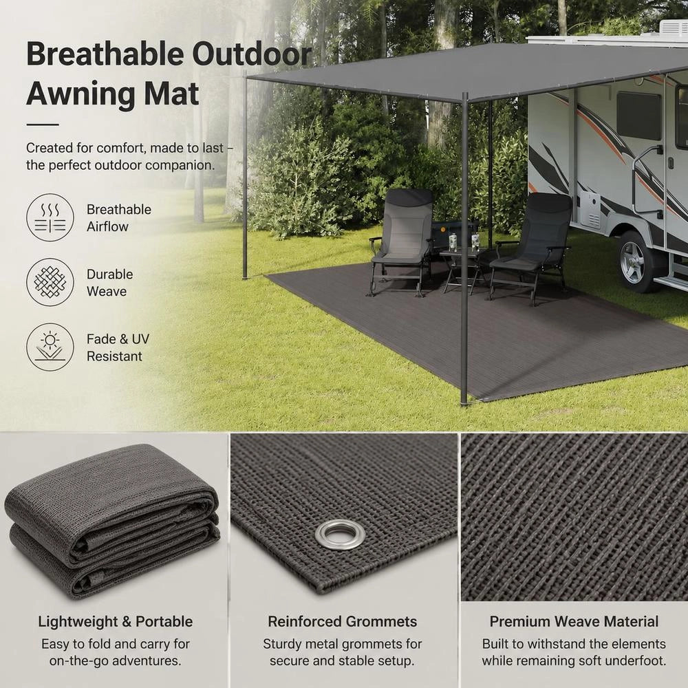 Tent Carpet 250x550 Cm Anthracite
