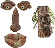 Decorazione di gargoyle con volto di albero - Immagine in cera di anziani - Accessori di Halloween e Pasqua