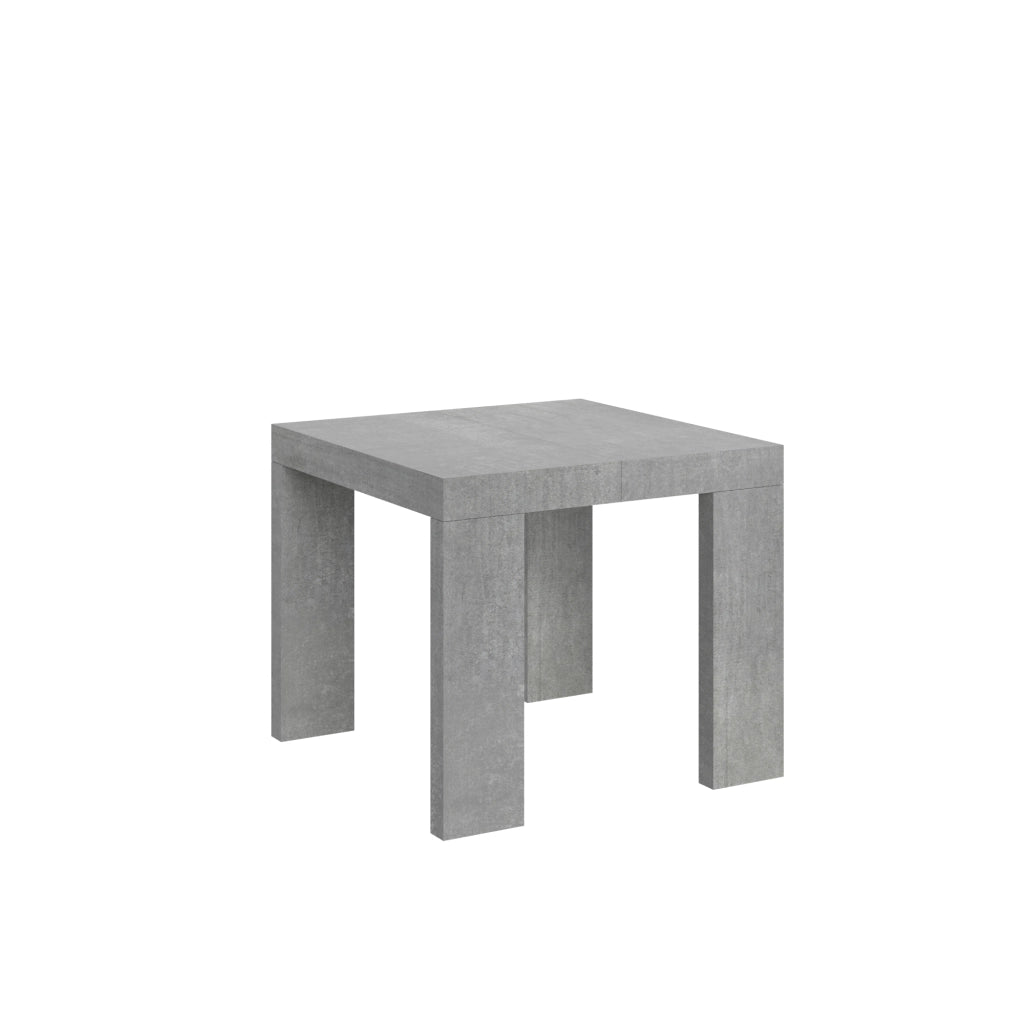 Tavolo allungabile 90x90/246 cm Roxel Cemento