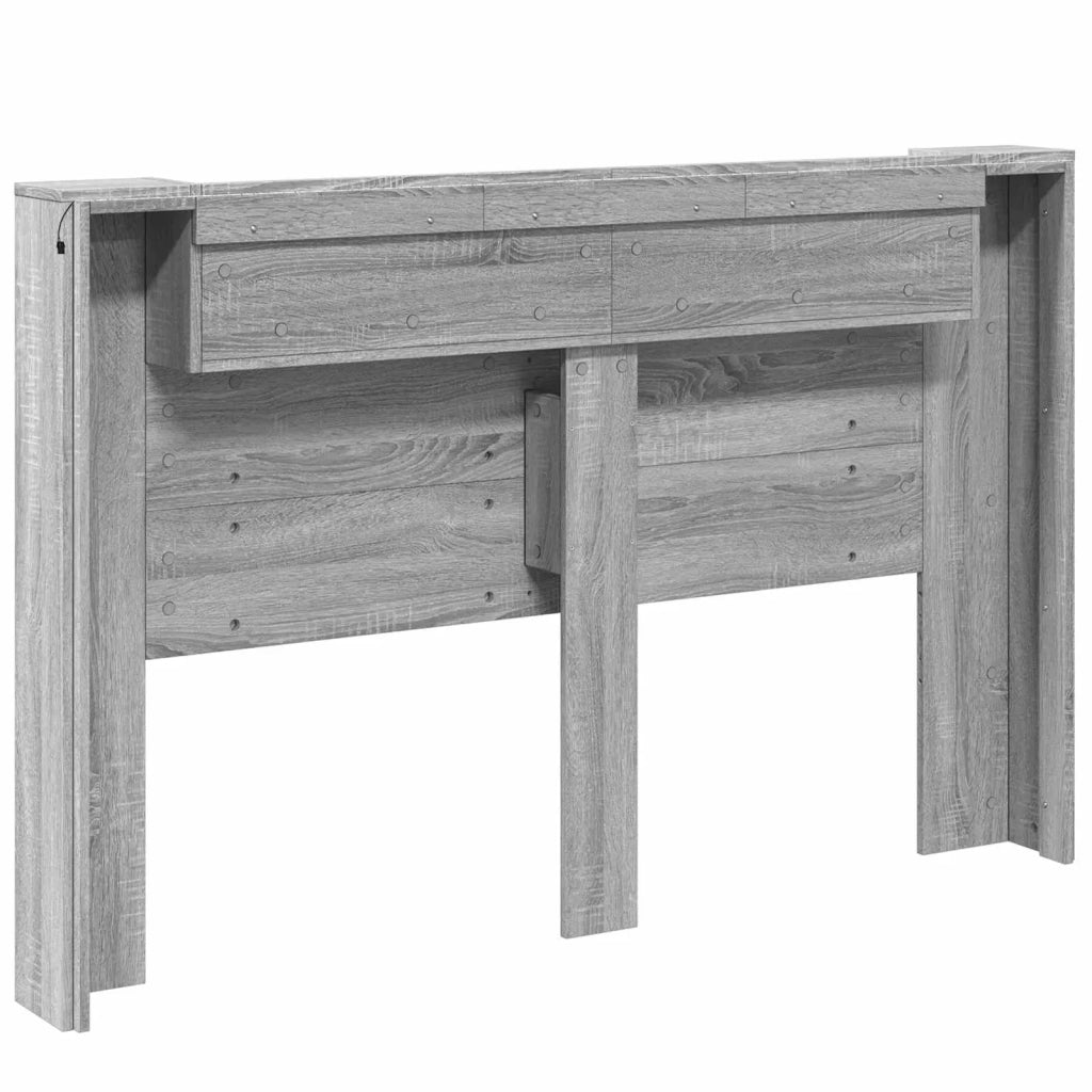 Testiera | Testata Grigio Sonoma 160 x 16,5 x 103,5 cm Legno multistrato