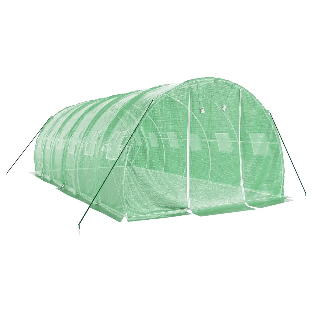 Serra con Telaio in Acciaio Verde 18 mÂ² 6x3x2 m