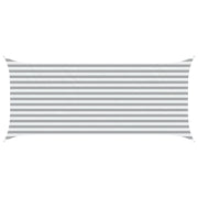 Vela Parasole | Telo Ombra | Vela da ombra solare Grigio chiaro e bianco 4,5 x 2 m