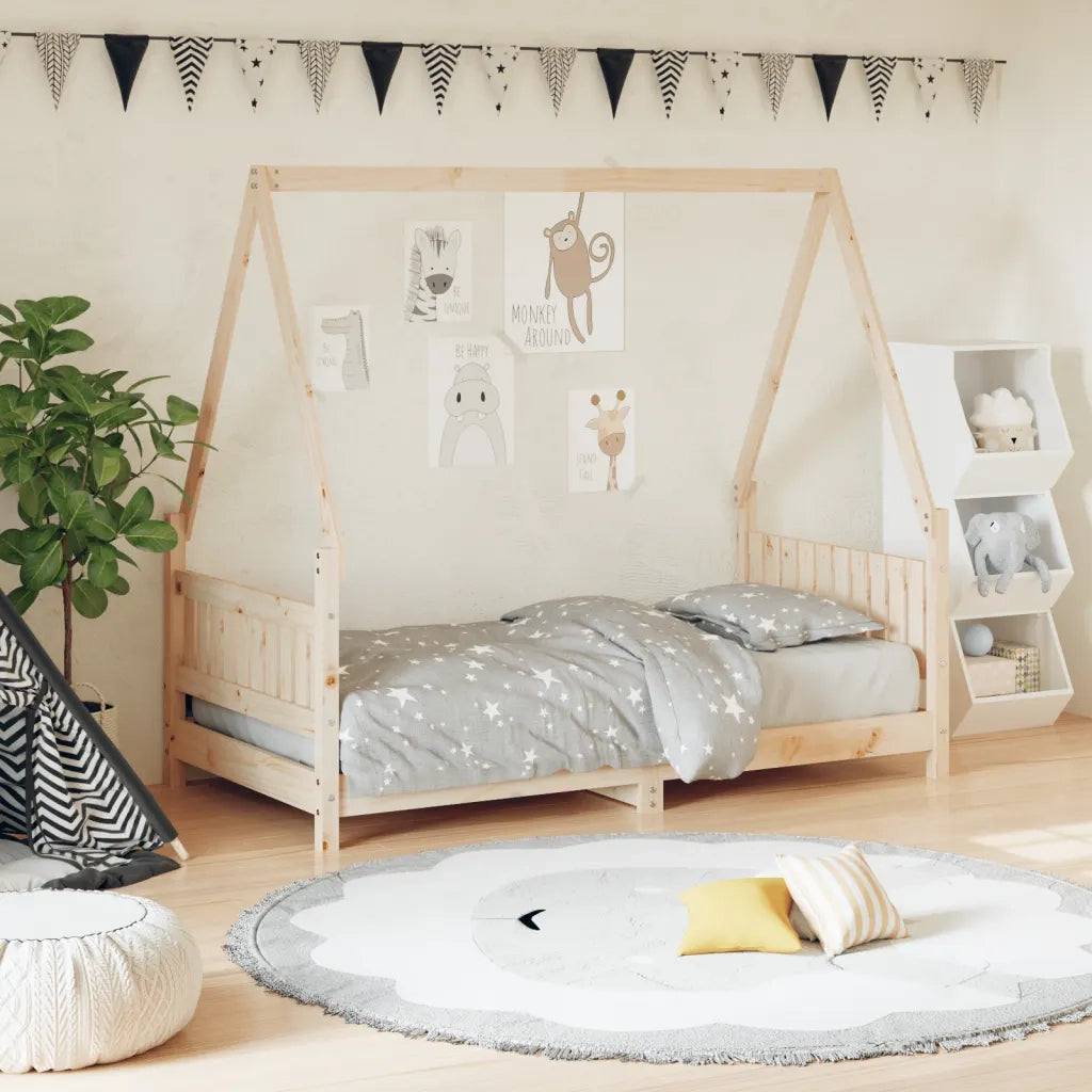 Giroletto per Bambini | Letto Infantile | Lettino 80x160 cm in Legno Massello di Pino