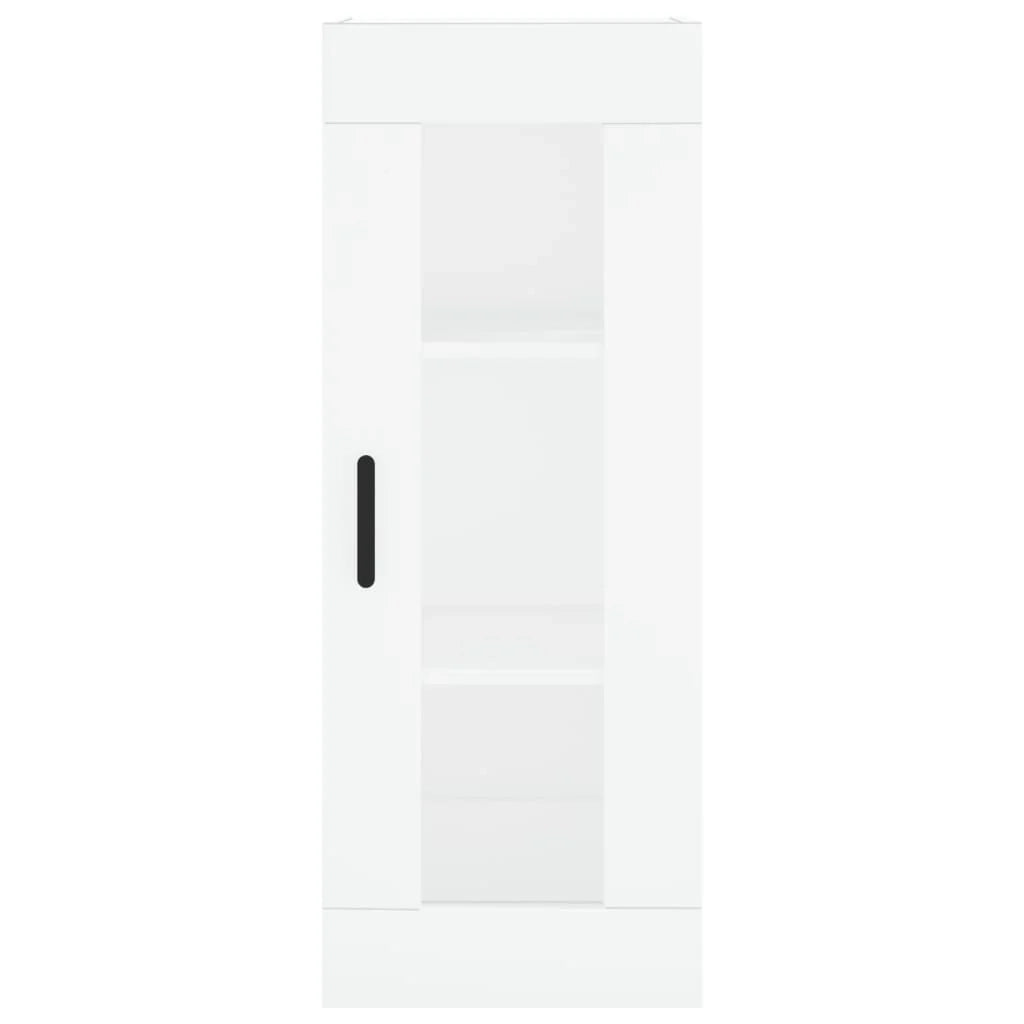 Buffet credenza cassettiera mobiletto mobile contenitore organizer cucina soggiorno salotto alto 34,5 x 34 x 180 cm legno ingegnerizzato bianco 02_0032292