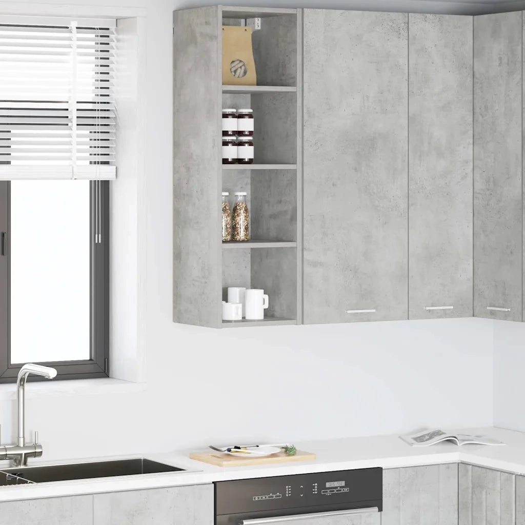 Armadio pensile Grigio cemento 30 x 29,5 x 100 cm 884461