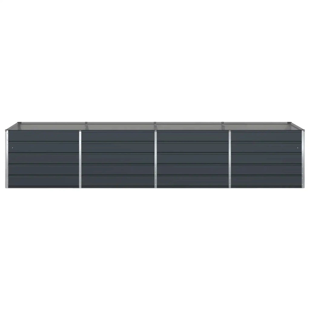 Fioriera Antracite 195 x 100 x 45 cm Acciaio zincato