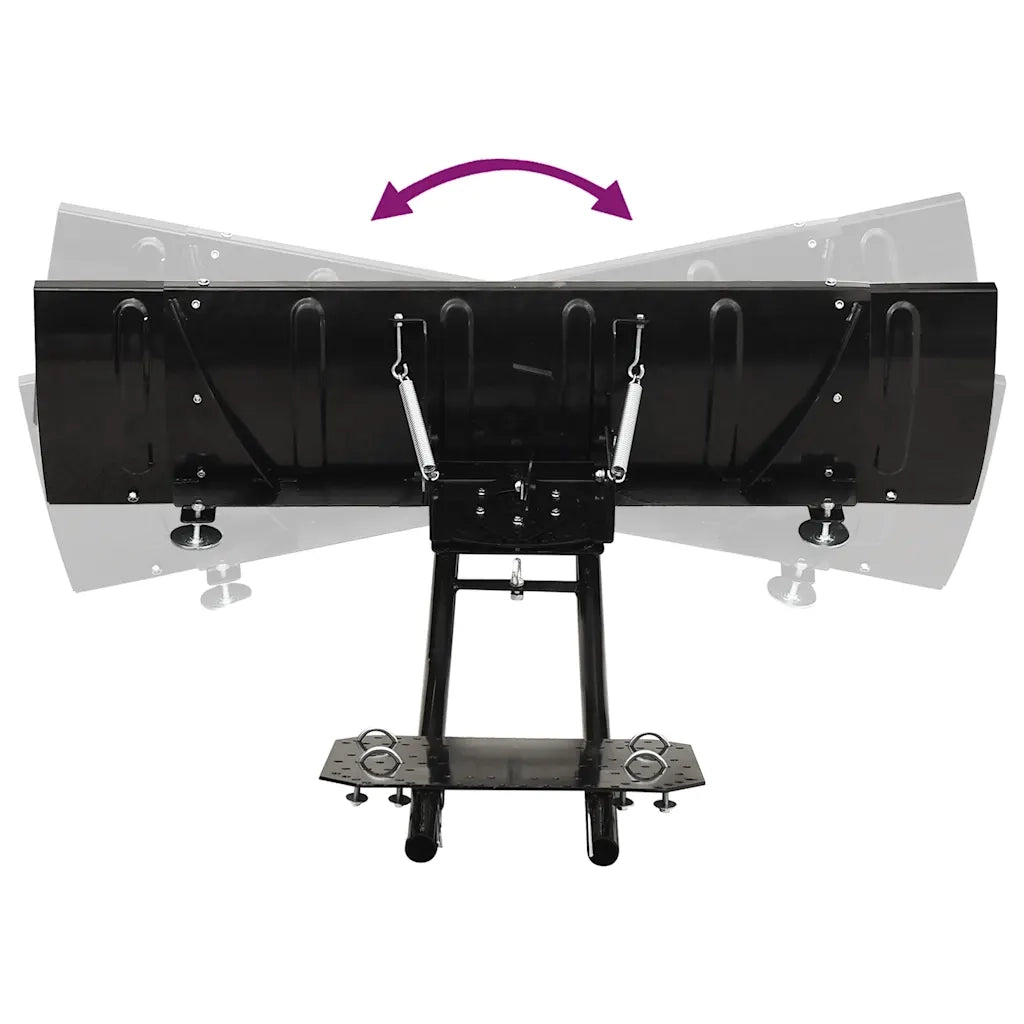 Spazzaneve per ATV 150x38 cm Nero cod mxl 43085