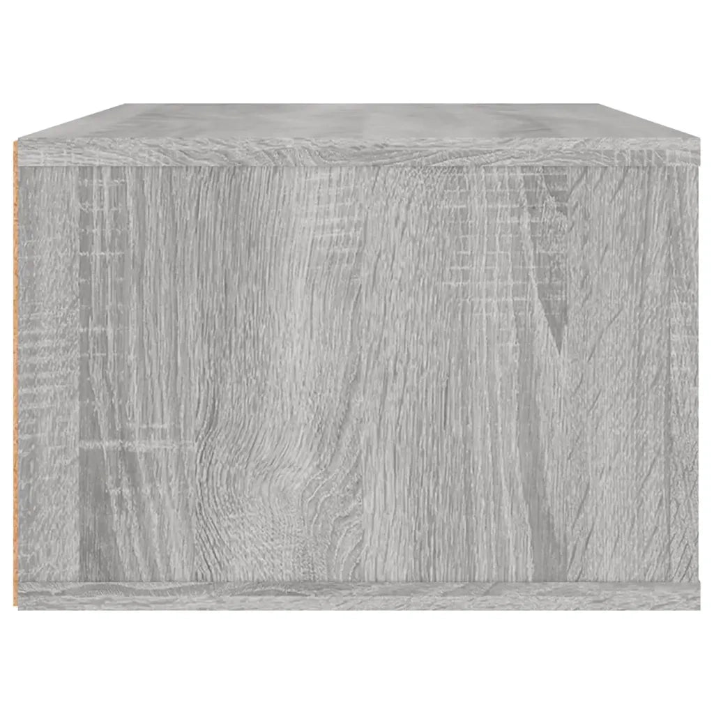 Mobile TV Pensile Grigio Sonoma 80x36x25cm in Legno Multistrato 816838