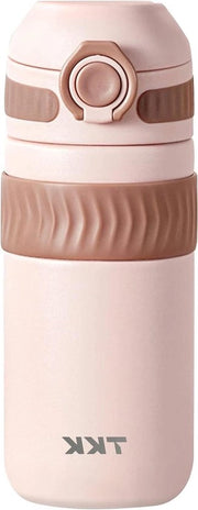 Termos bicchiere da 450 ml in acciaio inossidabile a doppia parete e isolato ermetico.
