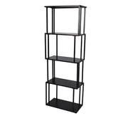 Libreria a 5 livelli collezione SOHO - Stile design, colore nero