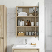 Mobiletto per specchio da bagno Rovere Sonoma 30 x 10,5 x 50 cm 889009