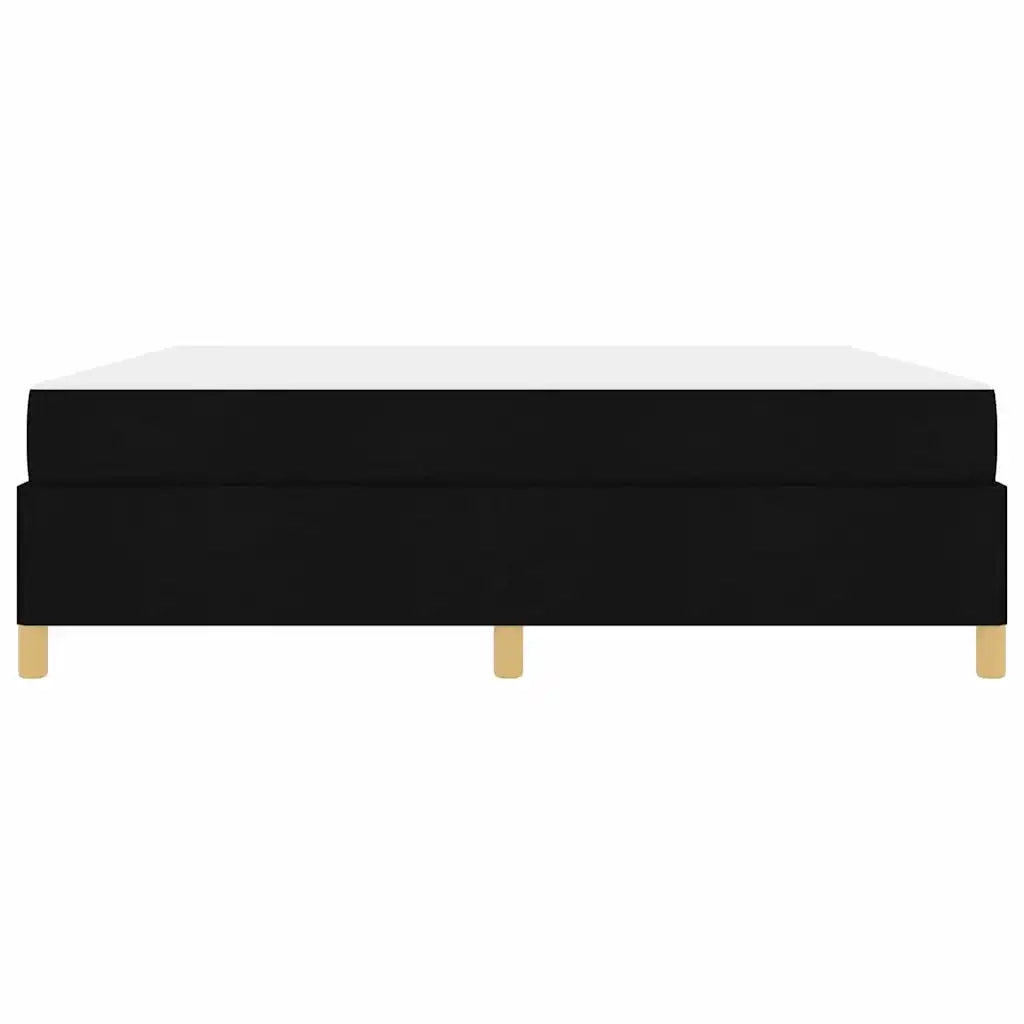 vidaXL Letto a molle Nero e Bianco e Nero 180 x 200 cm Tessuto