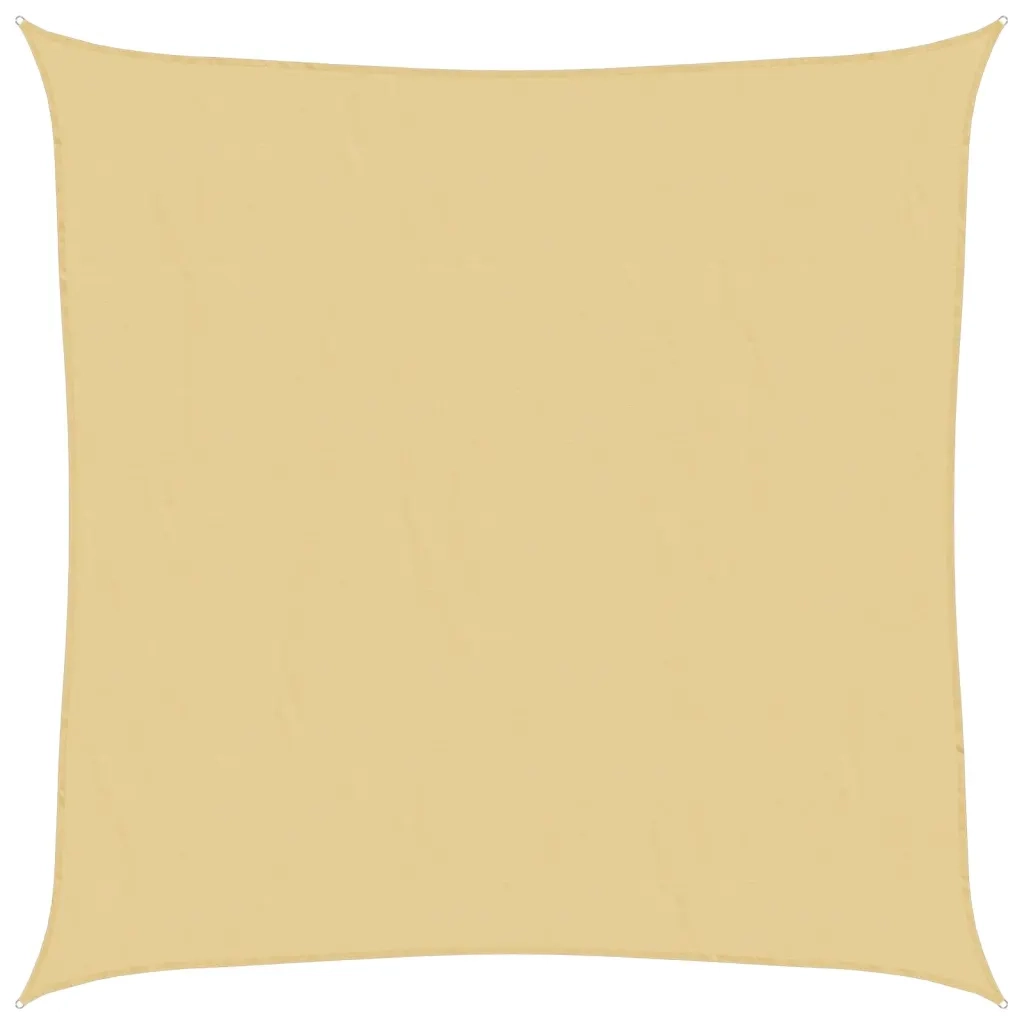 Vela Parasole Sabbia 6x6 m 100% Poliestere Oxford 4000415
