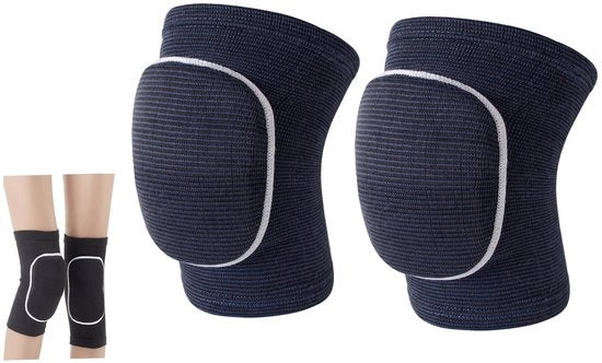 Supporto ginocchio morbido per ballerini - Ademend - Elastico - Assorbe la traspirazione - Dimensioni medio grandi 24x14 cm