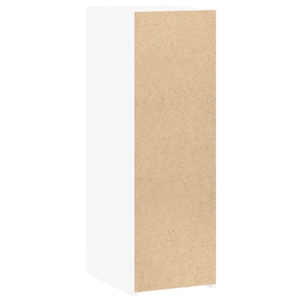 Credenza-Buffet-Armadio da cucina Bianca 30x41x93 cm in Legno Multistrato