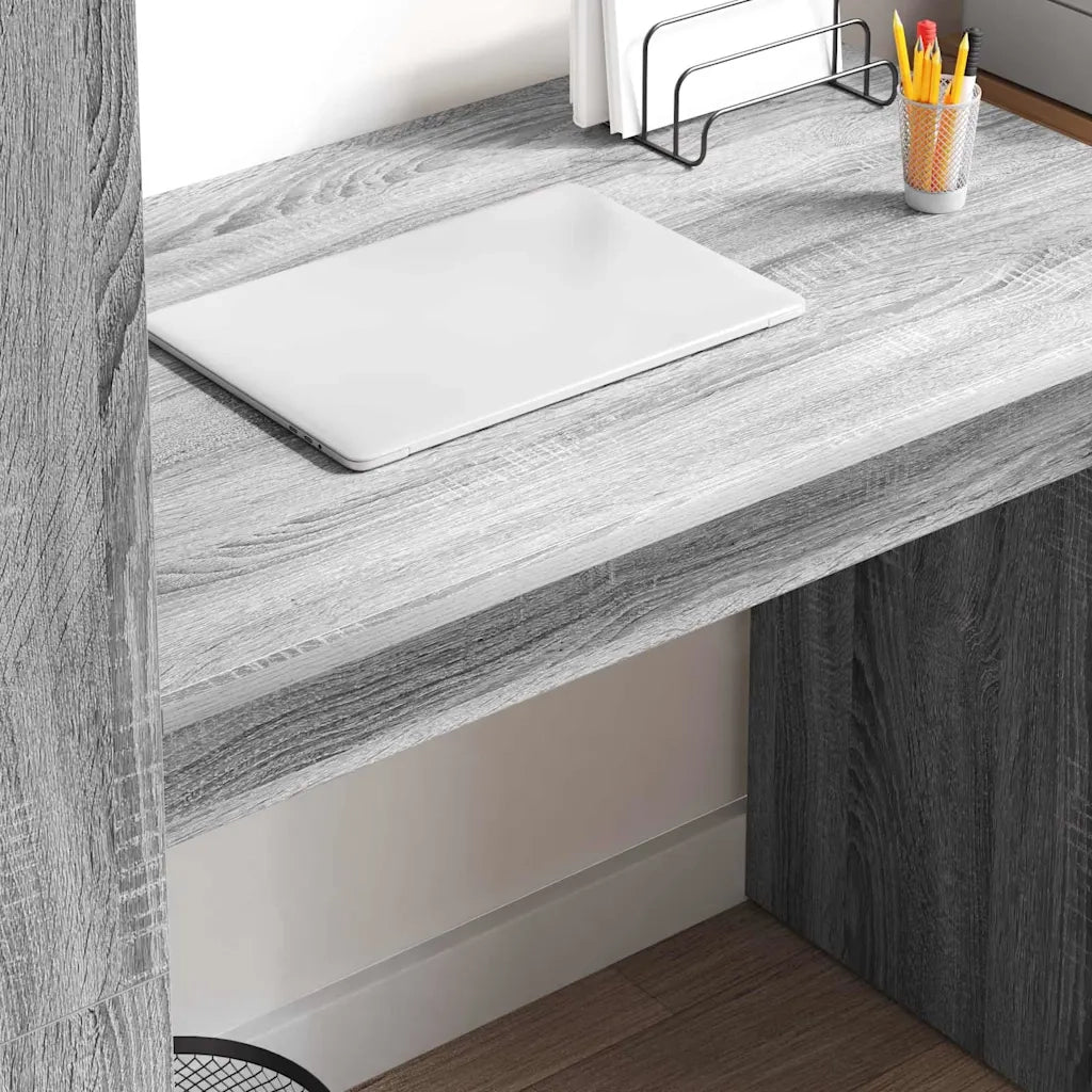 Scrivania Grigio Sonoma 113 x 54 x 120 cm Legno multistrato 869279