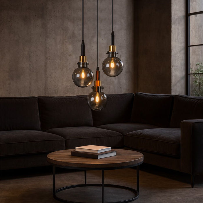 Lampada APP1125-3CP Black Gold