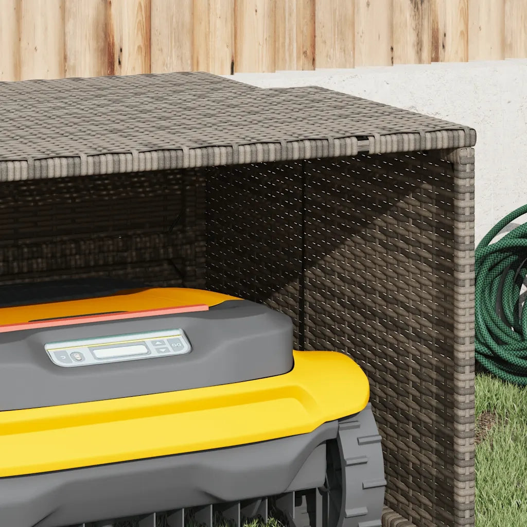 Garage per Robot Tosaerba Grigio 86x90x52/57 cm in Polyrattan