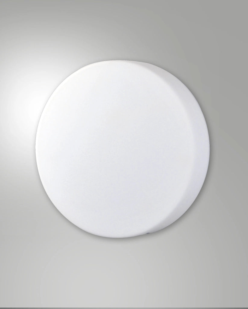 Graff Plafoniera LED 18W 3000K Bianco in Metallo e Vetro Soffiato Ø300mm - Lampada da Soffitto Design per Illuminazione Interni Moderni