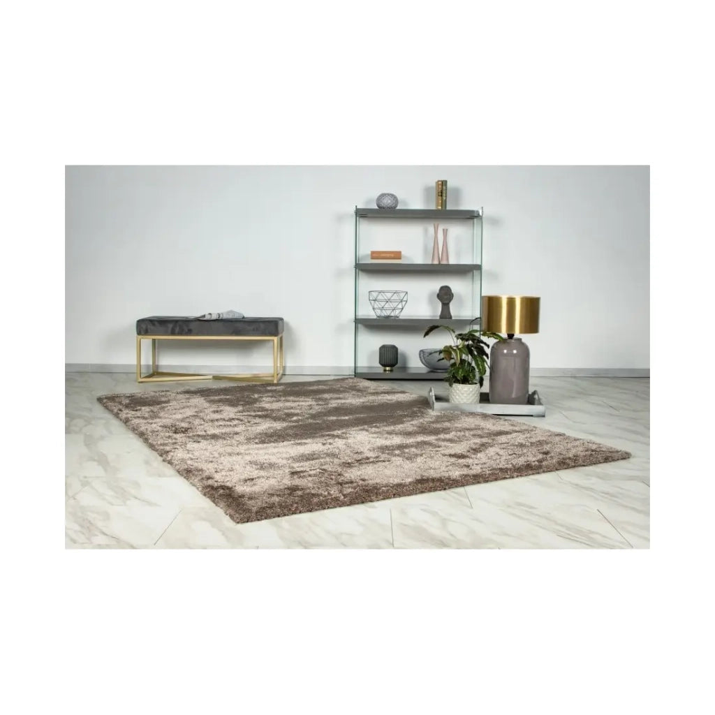 Tappeto 230x160cm, design G008R colore taupe - Comfort ed eleganza per il tuo interno