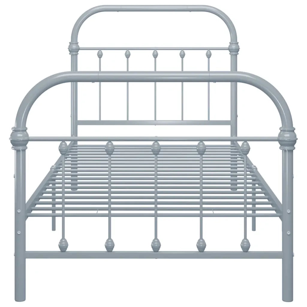 Giroletto Grigio in Metallo 90x200 cm 284504