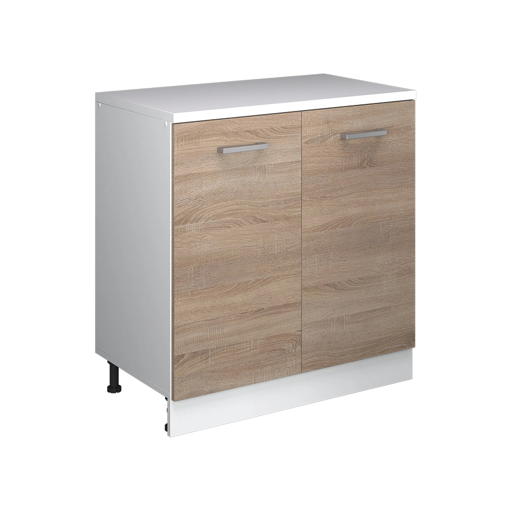 Mobile per mansarda Rion Sonoma/Bianco 80 x 83.8 cm senza inclinazione con 2 ante Vicco