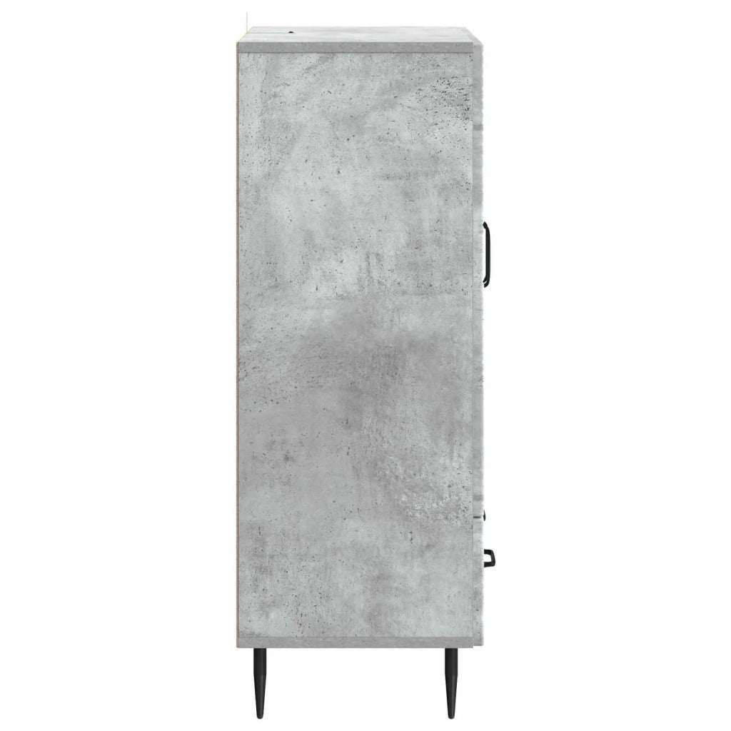 Credenza Grigio Cemento 66 x 34,5 x 95 cm Legno ingegnerizzato