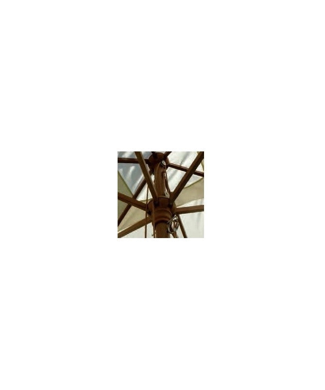 Ombrellone palo centrale Timbers Made in Italy - 200 x 300 cm - Ecru