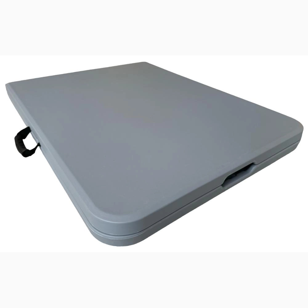 Tavolo 180x75x72 cm GRIGIO Pieghevole Richiudibile per Feste Sagre Fiere Giardino Campeggio Camping