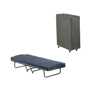 Brandina Fosca, Letto Pieghevole Materasso Incluso Made in Italy, Nero