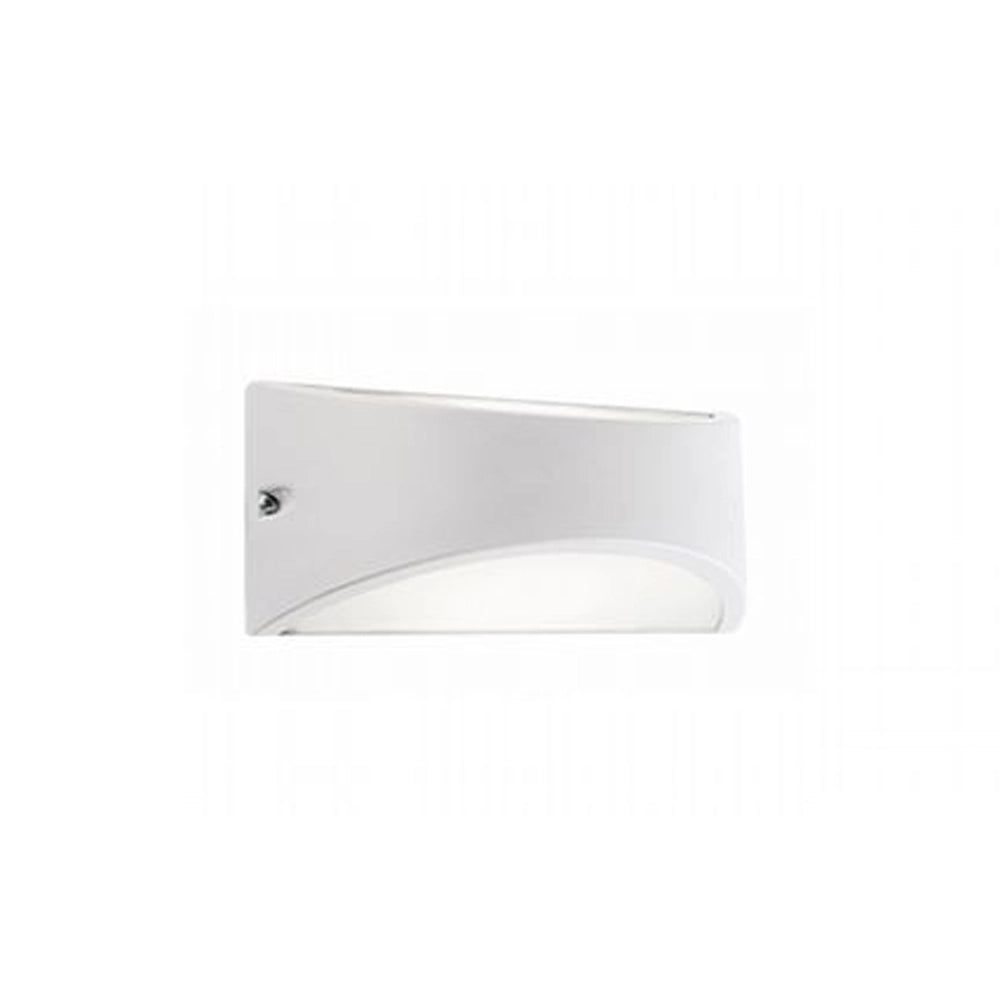 Applique Da Esterno Moderna Lhasa Alluminio E Termoplastica Bianco Led 10W 4000K