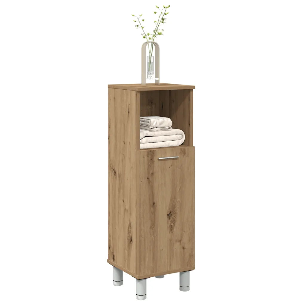 vidaXL Armadietto Bagno Artigianale 30x30x95 cm in Legno Multistrato
