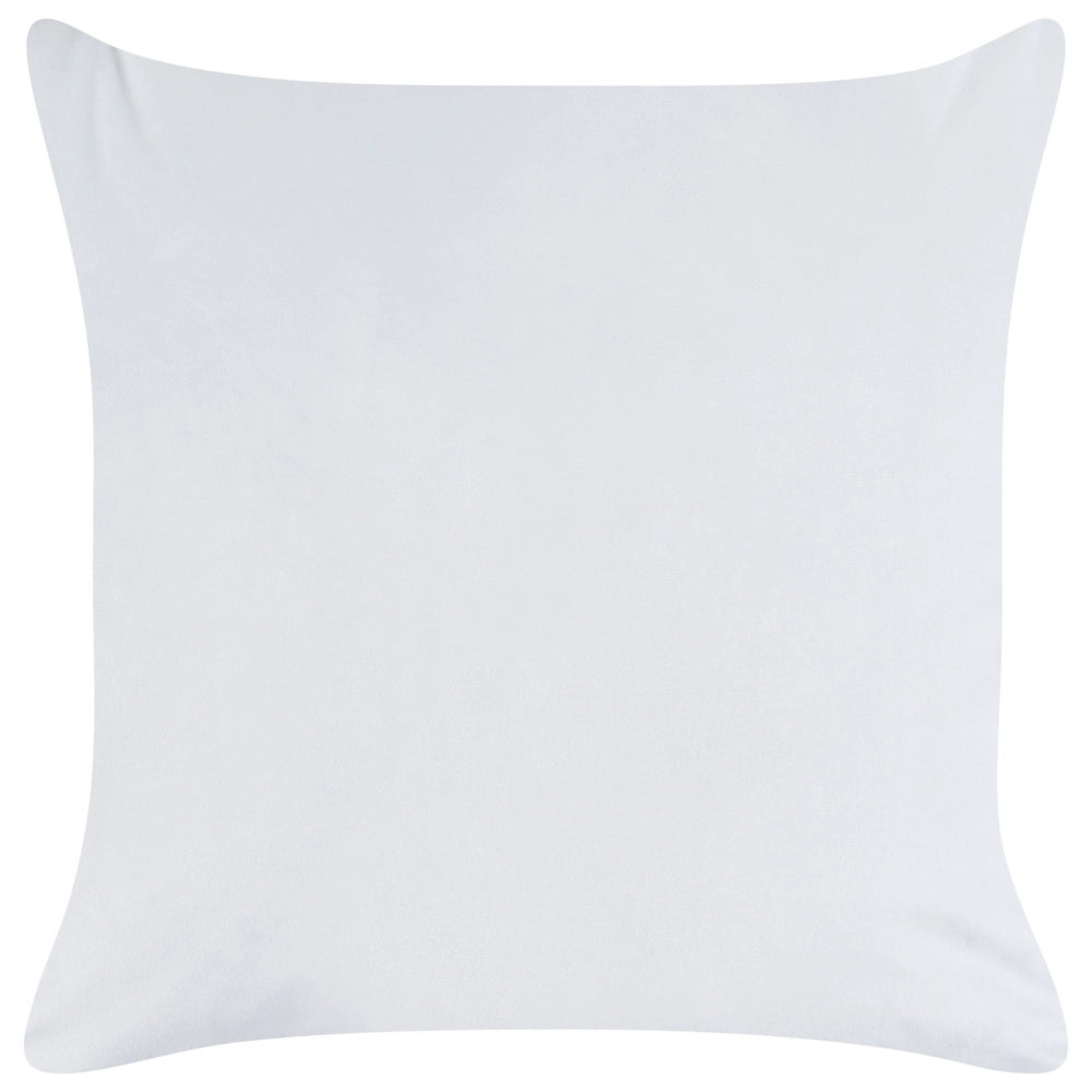 Set di 2 cuscini in cotone bianco sfoderabili con motivo a pesci 45 x 45 cm per bambini cameretta