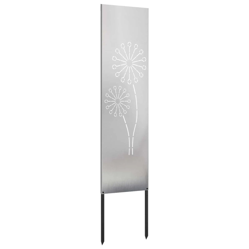 Schermo per privacy in giardino Traforo Argento 32 x 140 cm 876235