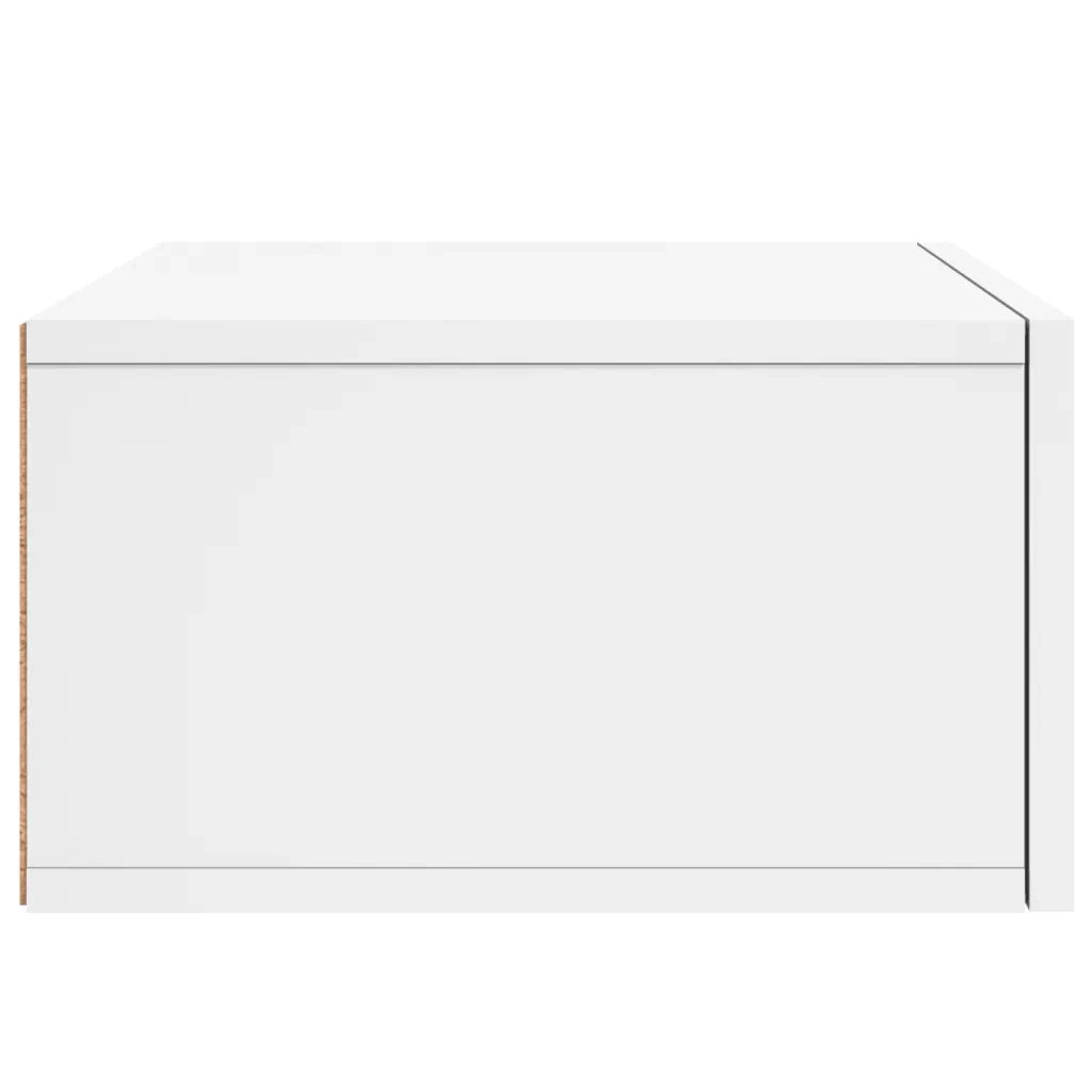 Comodino a Muro Bianco 35x35x20 cm 829804