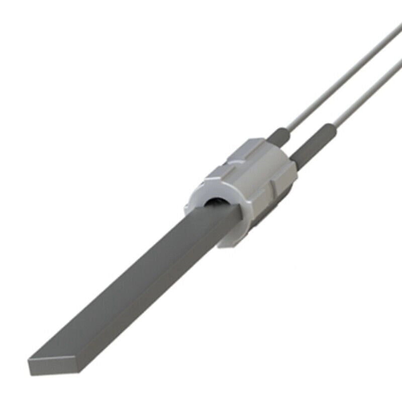 Resistenza accensione per stufe a pellet in cristalli di quarzo nero, con flangia PS14-230-300 122mm 300w
