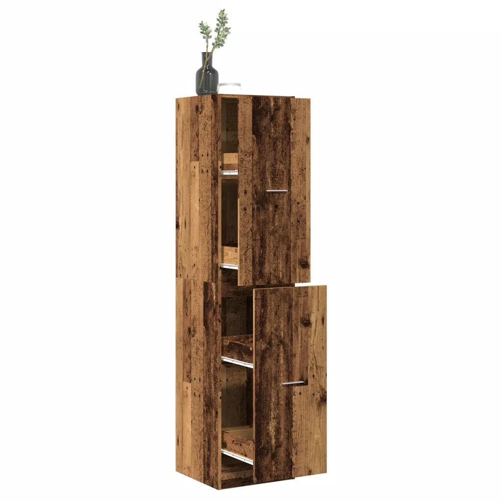 Armadietto da Farmacia Legno Vecchio 40x41x174,5 cm Truciolato 3309652
