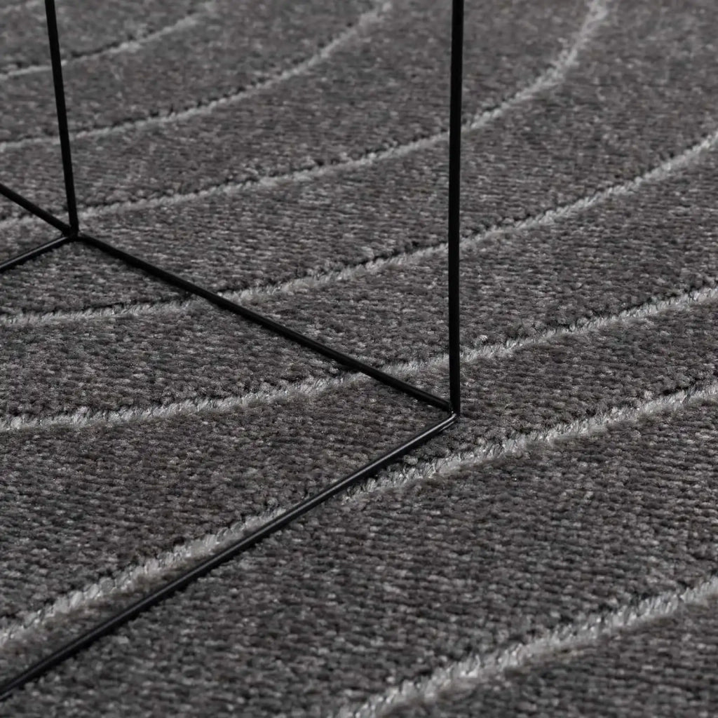 Tappeti per area PALMERAS Antracite 240 x 240 cm Poliestere