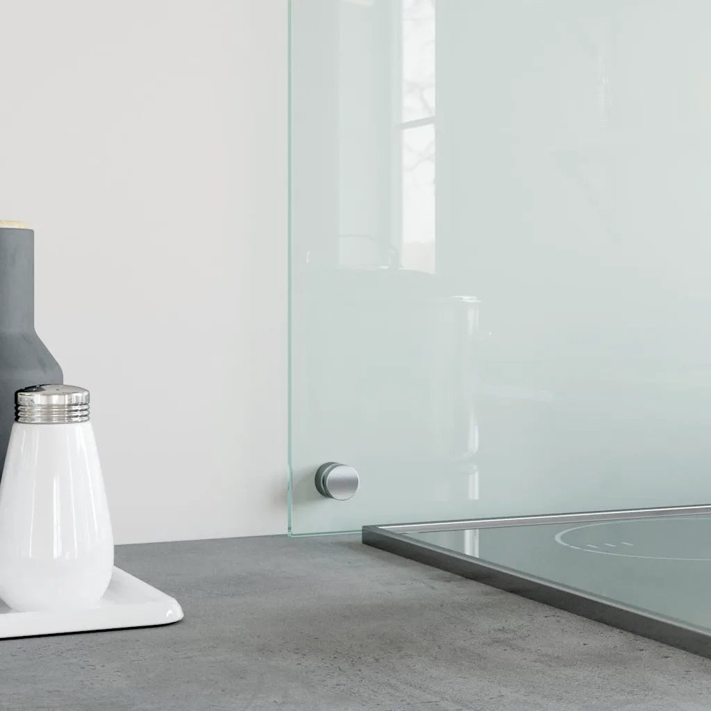 Paraschizzi per Cucina 2 pz Trasparente 70x50cm Vetro Temperato CFW3829603
