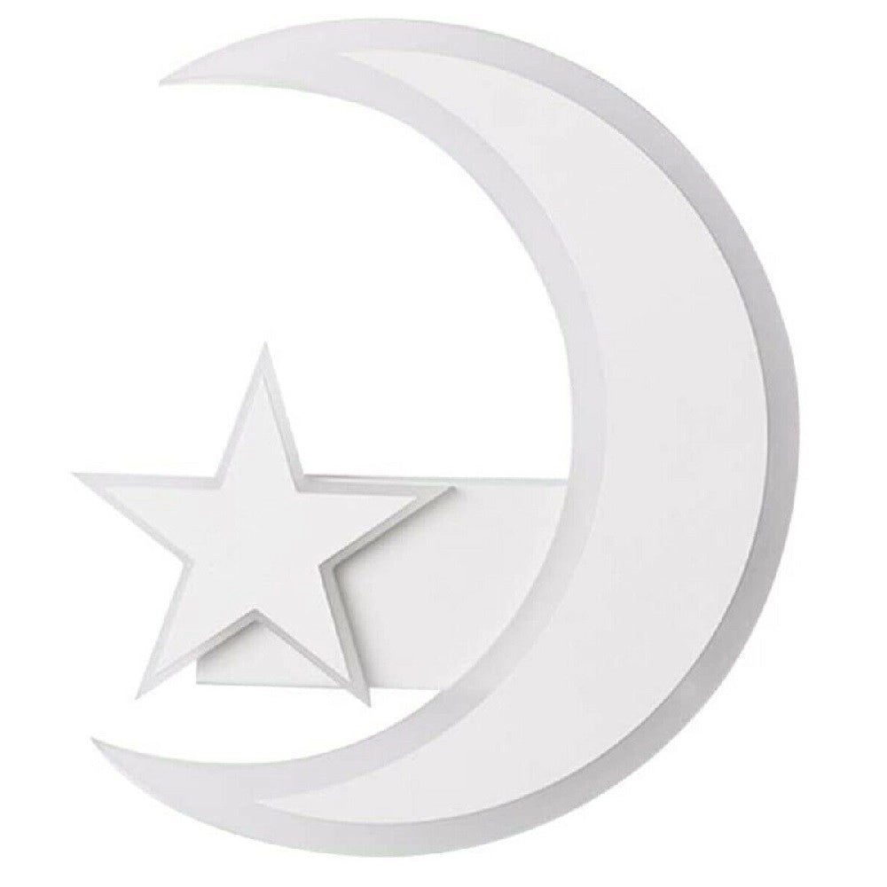 Trade Shop - Lampada Da Parete Led Luna E Stella Applique 11 Watt Luce Lume Cameretta E47-cf -