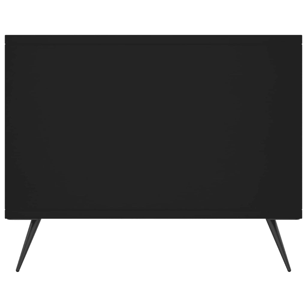 Tavolino da salotto | Tavolino da caff¨¨ | Tavolino da Soggiorno Nero 90x50x40 cm in Legno Multistrato
