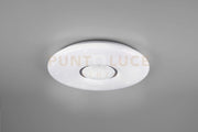 LIA PLAFONIERA LED 20W 2400lm, 3000 - 6000KCON TECNOLOGIA MULTIFUNZIONE " WIZ " DIFFUSORE EFFETTO CIELO STELLATO E CENTRALE EFFETTO CRISTALLO D. 41CM