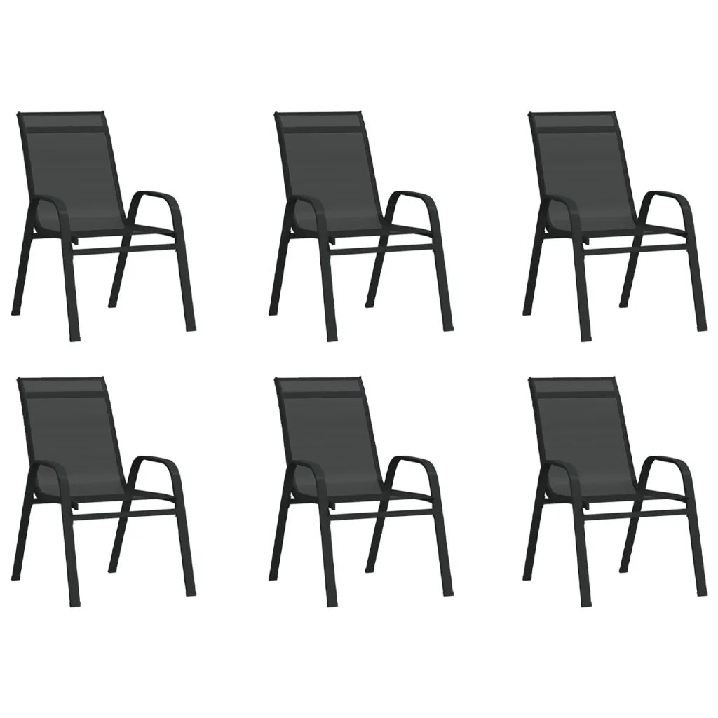 Set da Pranzo da Giardino 7 pz Nero cod mxl 51926