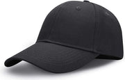 Cappello da baseball per uomo con fori di ventilazione e protezione dal sole; cappello da baseball per donna, realizzato in cotone puro, adatto allo sport, al viaggio e all'attività all'aperto, nero.