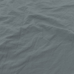 Set Lenzuola Matrimoniale Sopra Sotto e 2 Federe Linea Water Washed Grigio Chiaro