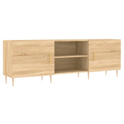 Mobile TV multimediale mensola TV credenza TV sala da pranzo soggiorno camera da letto rovere Sonoma 150 x 30 x 50 cm legno ingegnerizzato marrone 02_0027489